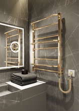 Завантажте зображення в засіб перегляду галереї, Рушникосушарка електрична Анастасія 8 Голд
 фото 2