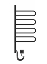 Завантажте зображення в засіб перегляду галереї, Електрична рушникосушарка Флюгер 4 Чорна
 фото 5
