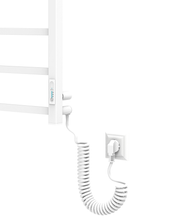 Завантажте зображення в засіб перегляду галереї, Електрична рушникосушарка Атрія 8 Біла
 фото 4