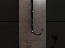 Завантажте та відтворіть відео в засобі перегляду галереї, Електрична рушникосушарка Флюгер 4 Чорна
 фото 9