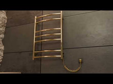 Завантажте та відтворіть відео в засобі перегляду галереї, Електрична рушникосушарка Ладер 7 Голд
фото 10