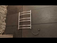 Завантажте та відтворіть відео в засобі перегляду галереї, Електрична рушникосушарка Ладер 6 Хром
фото 9