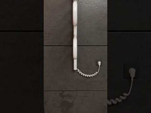 Завантажте та відтворіть відео в засобі перегляду галереї, Електрична рушникосушарка Флюгер 4 Білий
фото 10