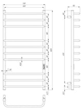 Завантажте зображення в засіб перегляду галереї, Електрична рушникосушарка Стандарт Люкс 10 Хром
 фото 7