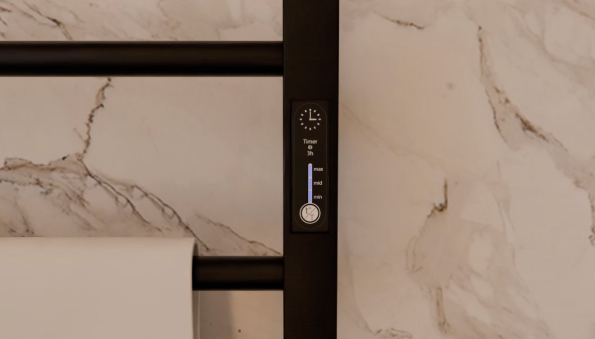 Електрична рушникосушарка Ладер Люкс 2 Чорний