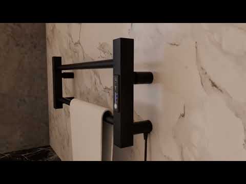 Електрична рушникосушарка Ладер Люкс 2 Чорний